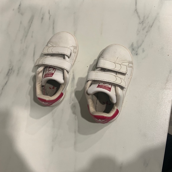 Toddler Kid Adidas Stan Smith Sneakers Pink - Picture 2 of 5
